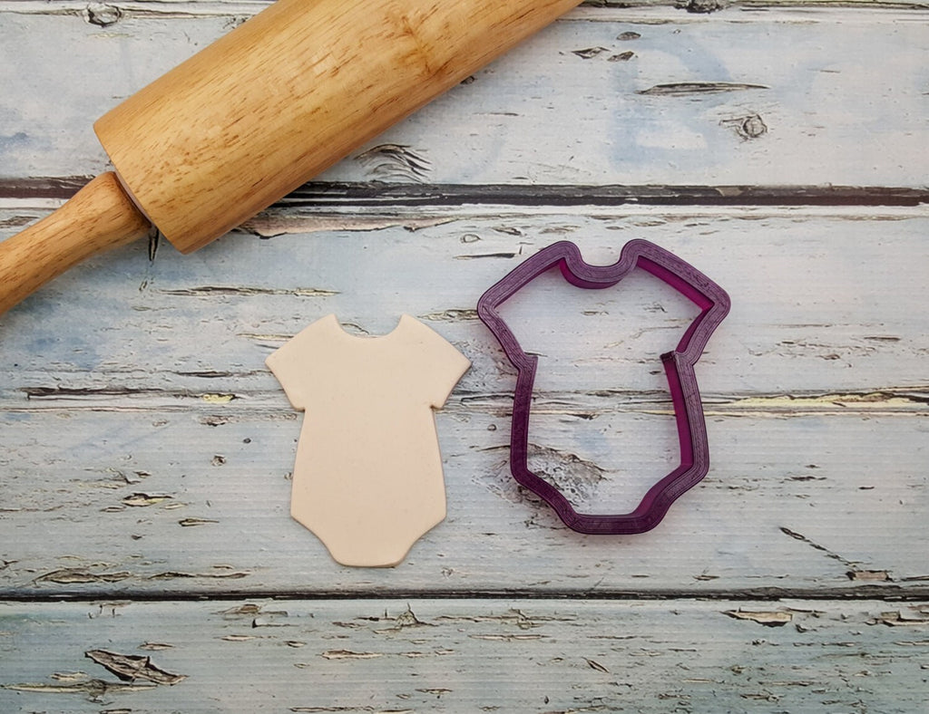 Baby Onesie or Baby Bunting Cookie Cutter and Fondant Cutter and Clay Cutter