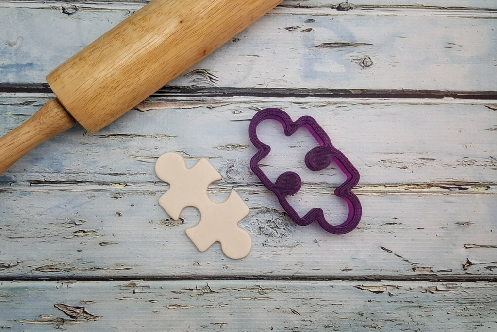 Puzzle Piece Cookie Cutter and Fondant Cutter and Clay Cutter