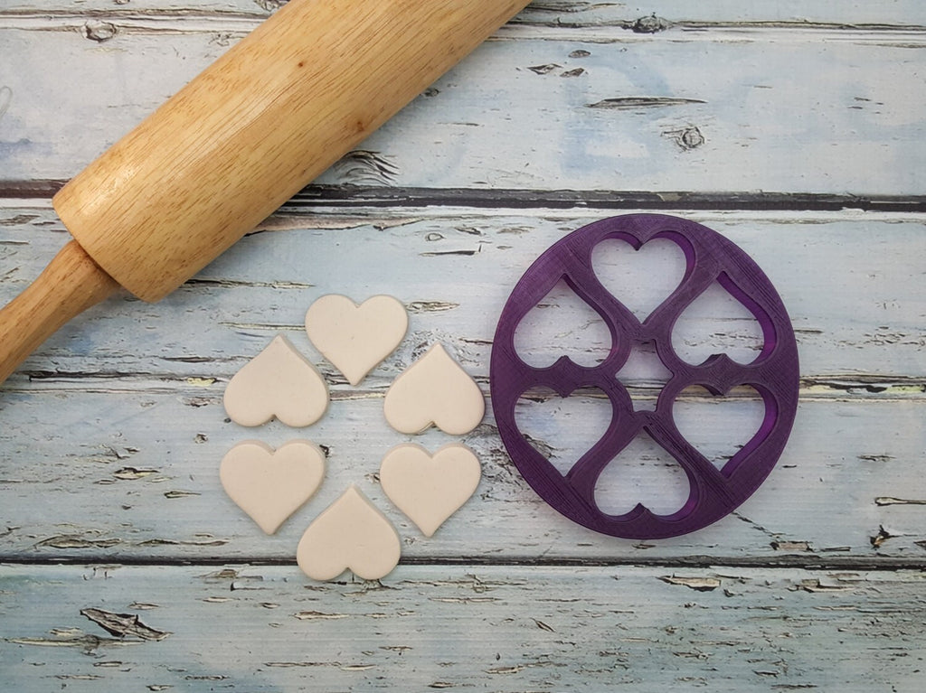 Multi-Mini Heart Cookie Cutter and Fondant Cutter and Clay Cutter