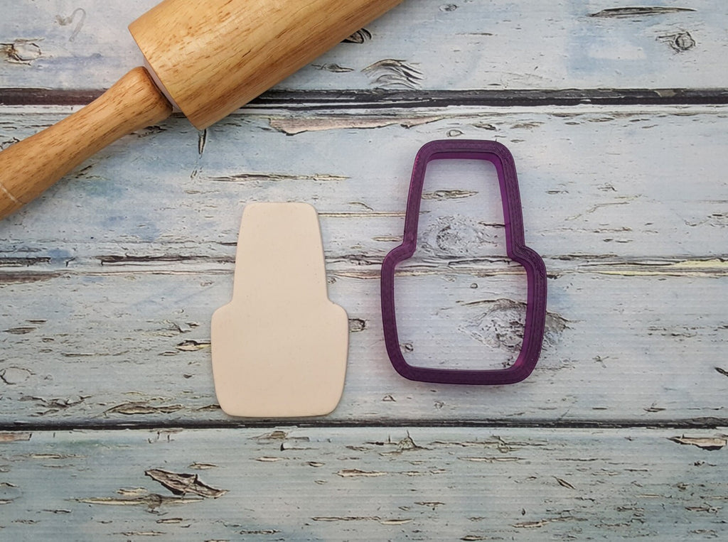 Nail Polish Cookie Cutter and Fondant Cutter and Clay Cutter