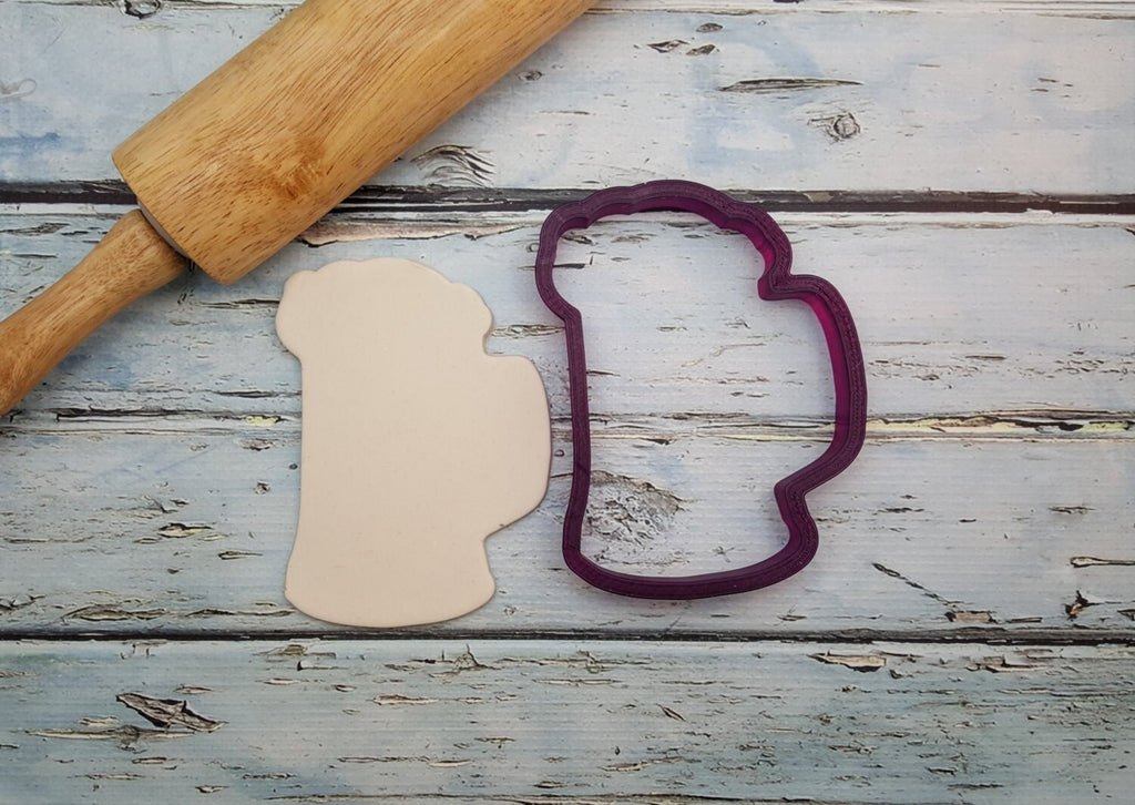 Beer Mug or Root Beer Cookie Cutter and Fondant Cutter and Clay Cutter