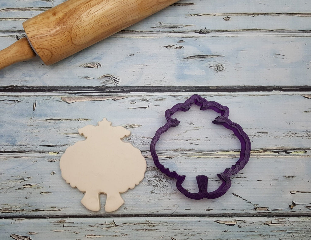 Sheep or Ewe Cookie Cutter and Fondant Cutter and Clay Cutter