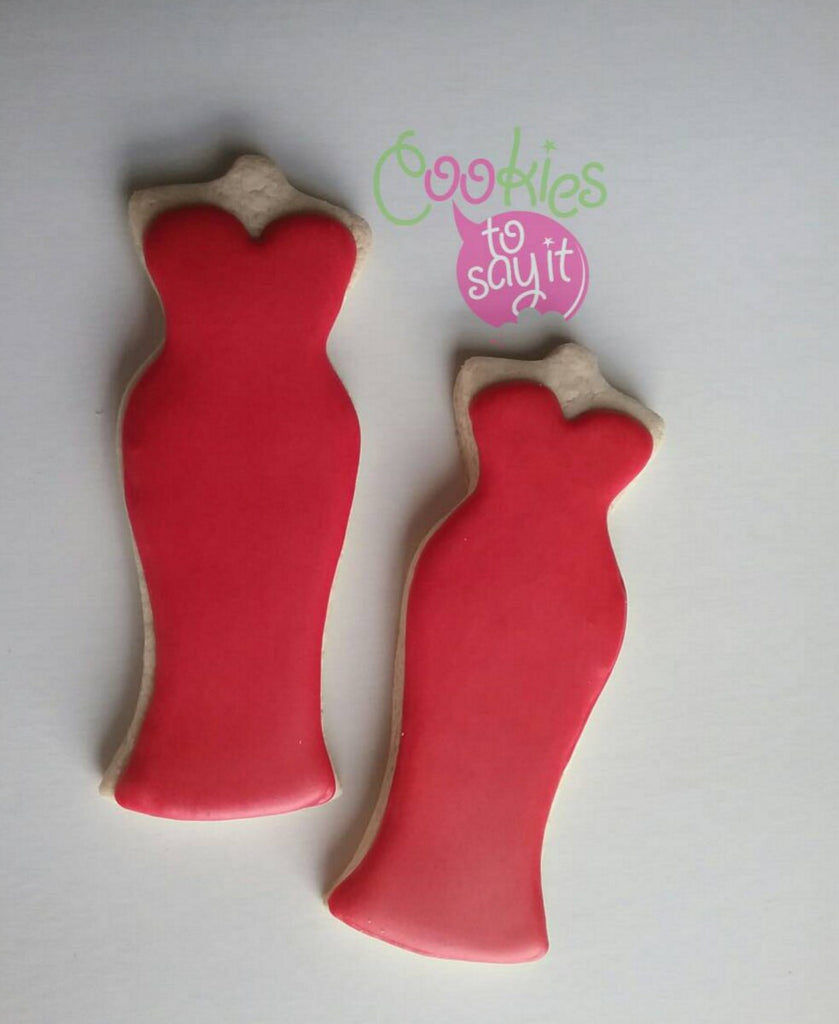 Wedding Dress #3 Bridesmaid Quinceanera Prom Formal Cookie Cutter or Fondant Cutter and Clay Cutter