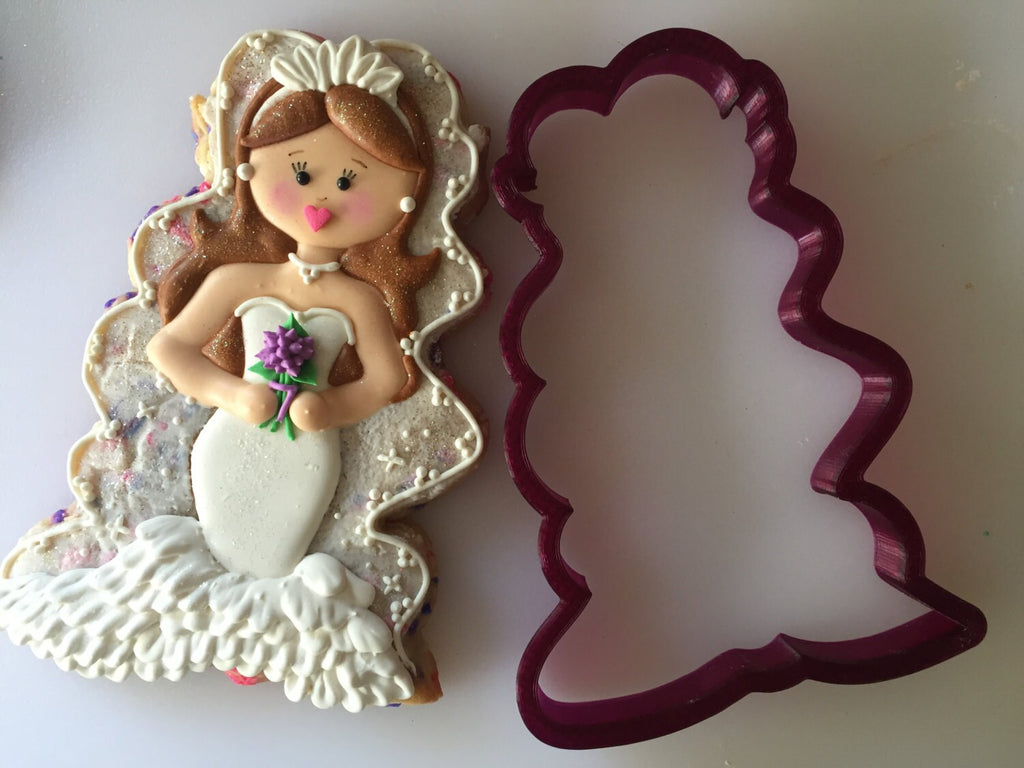 Miss Doughmestic Girl #4 Cookie Cutter or Fondant Cutter and Clay Cutter