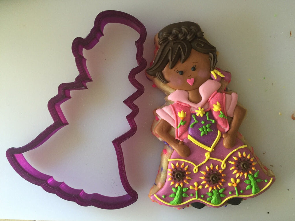 Miss Doughmestic Girl #5 Cookie Cutter or Fondant Cutter and Clay Cutter