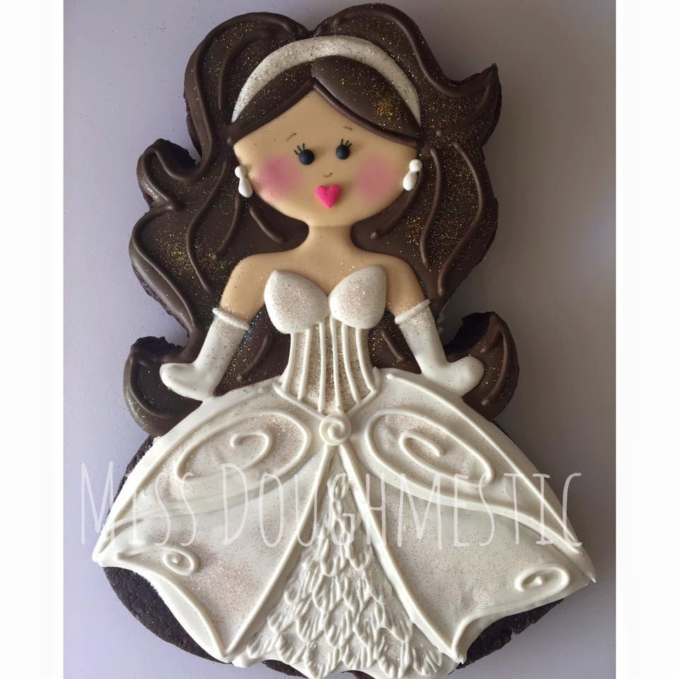 Miss Doughmestic Girl #10 BRIDE or Mermaid Cookie Cutter or Fondant Cutter and Clay Cutter