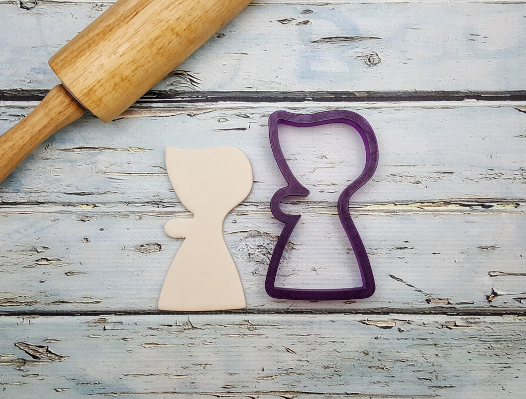 Pioneer Girl Cookie Cutter and Fondant Cutter and Clay Cutter