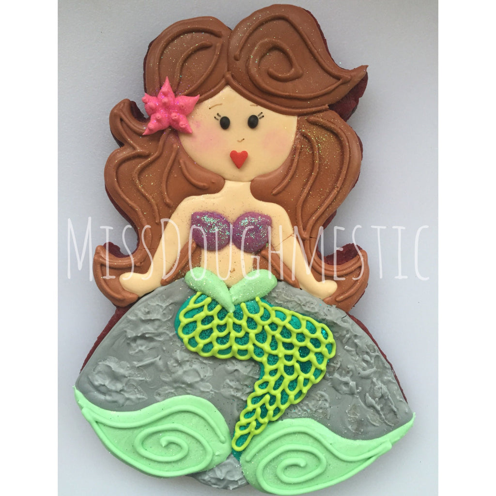 Miss Doughmestic Girl #10 BRIDE or Mermaid Cookie Cutter or Fondant Cutter and Clay Cutter