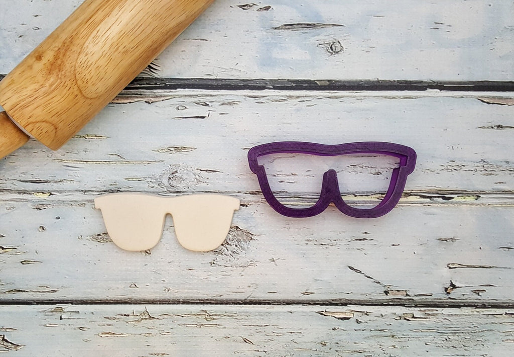 Sunglasses #1 or Swim Goggles Cookie Cutter and Fondant Cutter and Clay Cutter