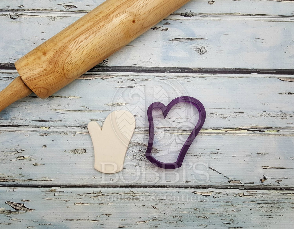 Oven Mitt or Mitten or Boxing Glove Cookie Cutter or Fondant Cutter and Clay Cutter