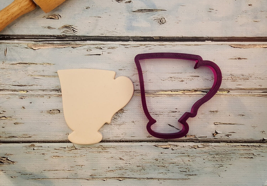 Tea Cup or Coffee Cup Cookie Cutter and Fondant Cutter and Clay Cutter