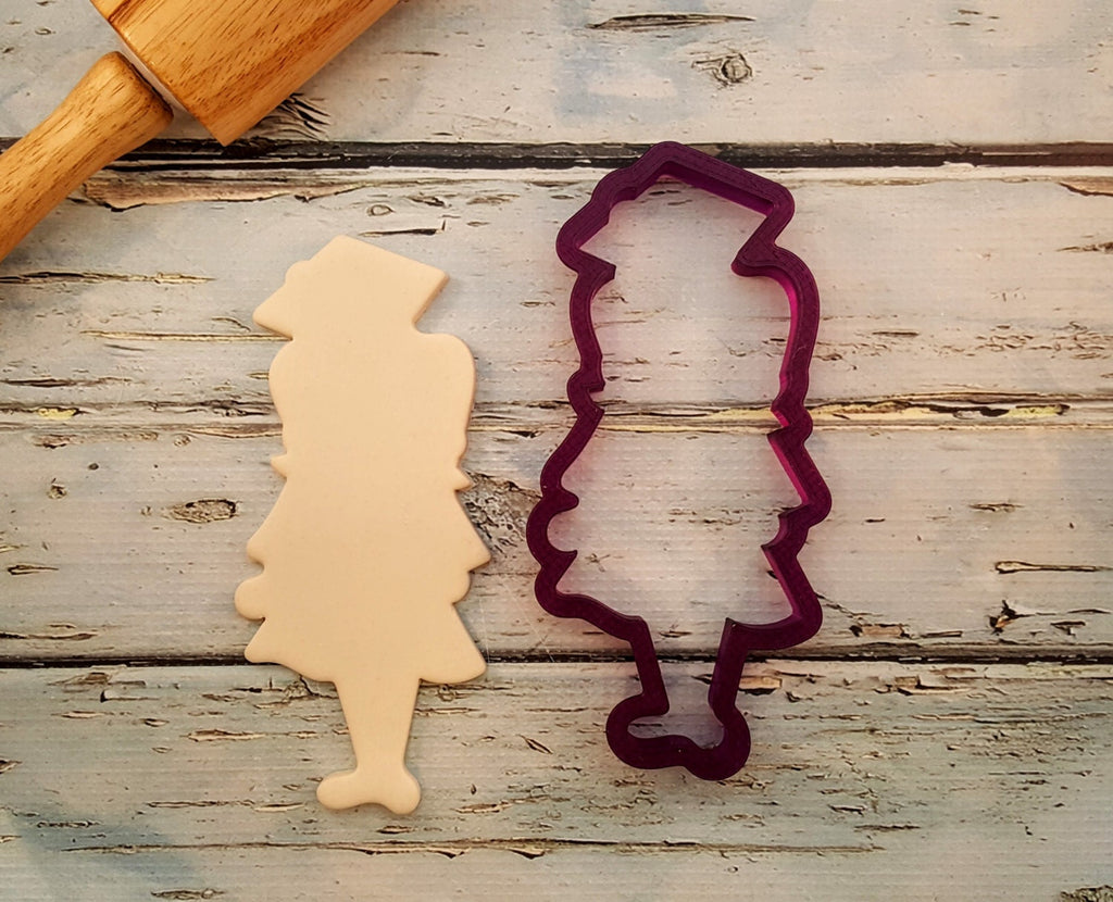 Miss Doughmestic Girl Graduate Standing with Diploma Graduation Cookie Cutter or Fondant Cutter and Clay Cutter